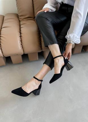 Туфли черные женские
