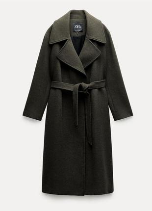 Пальто zara шерсть
