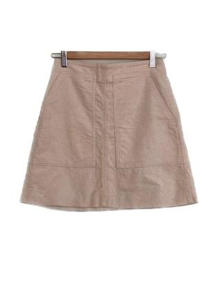 Вельветова спідниця uniqlo