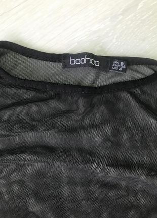 Прозрачный боди, сетка