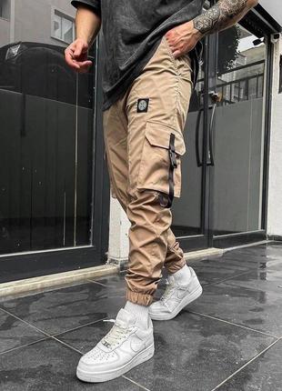 Штани карго чоловічі в стилі stone island