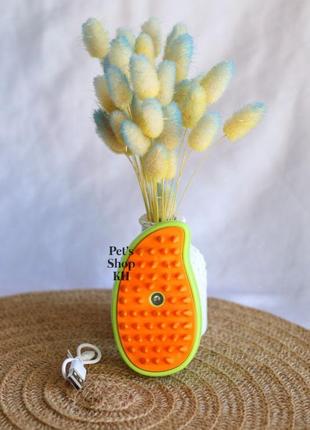 Паровая массажная щетка для животных (собак,котов,грызунов)4 фото