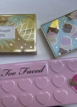 Too faced палетка тіней тіні хайлайтер