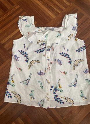 Нова льняна майка сорочка per una 14. 42 xl uk 🇬🇧