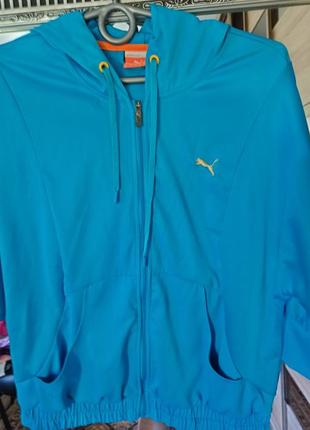 Спортивная олимпийка puma из трикотажного шелка