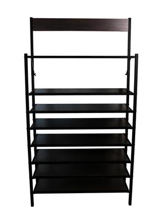 Складаний стелаж-полиця етажерка breto-8 венге для книг, квітів. складаний офісний. полиці стелажі етажерки