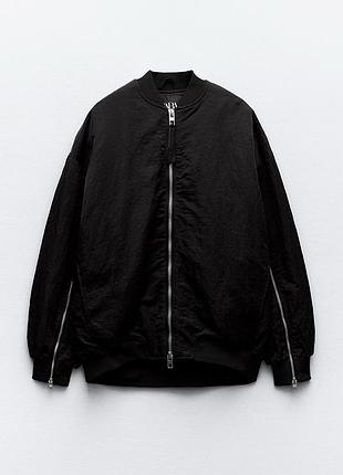 Бомбер куртка zara