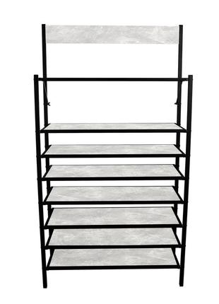 Складаний стелаж-полиця етажерка breto-8 бетон для книг, квітів. складаний офісний. полиці стелажі етажерки