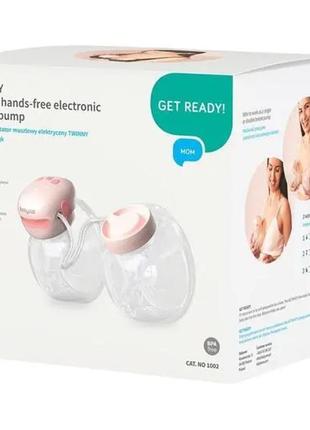 Молоковідсмоктувач електричний babyono twinny 1002