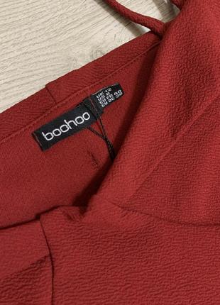 Платье трапеция бордо