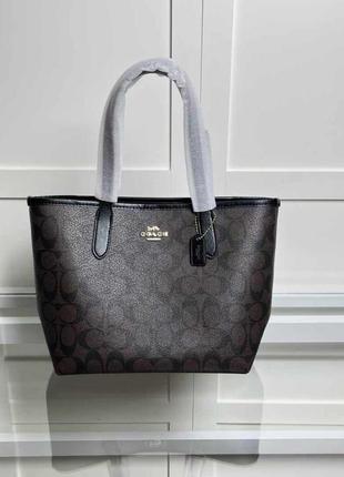 Сумка в стиле coach шоппер