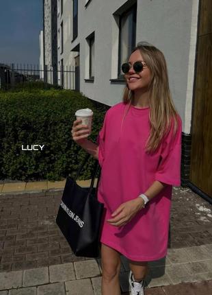 ❤️ хит продажи! платье - футболка 🔥