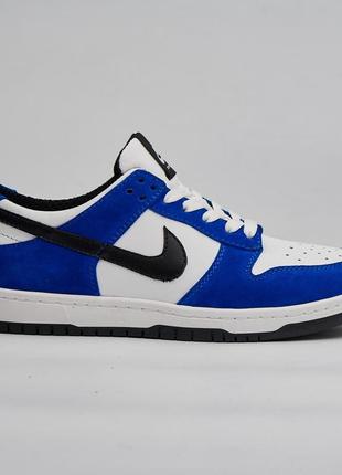 Подростковые кроссовки в стиле nike натуральная кожа/замша, подростковое детское спортивное кроссовки бежкий синий5 фото