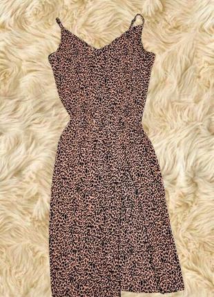 Сукня у леопардовому принті,сукня лео,леопардовое платье,платье лео1 фото