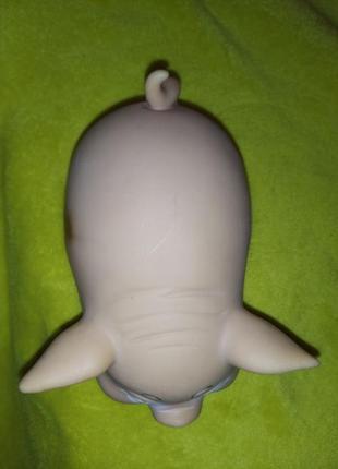 Резиновая свинка ссср игрушка свинья для детей большая свинья