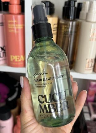 Спрей міст  для тіла cucumber  від victoria's secret pink