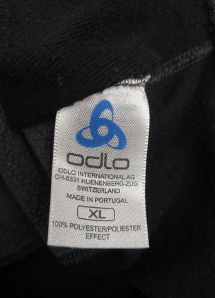 Термо кофта odlo мужская спортивная черная трекинговая на флисе оргард свитер...