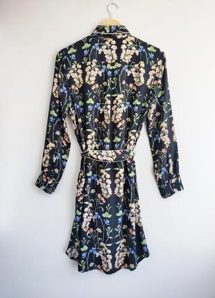 Сукня халат сорочка із паском zara7 фото