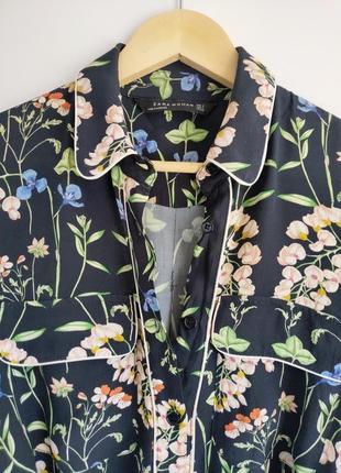 Сукня халат сорочка із паском zara8 фото