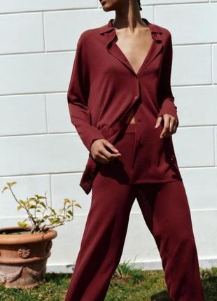 В'язаний костюм zara