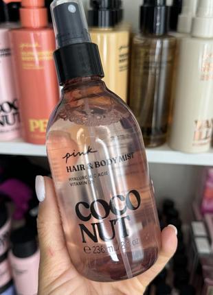 Спрей мист для тела coconut от victoria’s secret pink