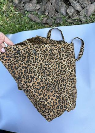 Шоппер сумка леопардовая4 фото