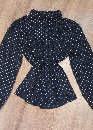 Сорочка в горошок шкільна
