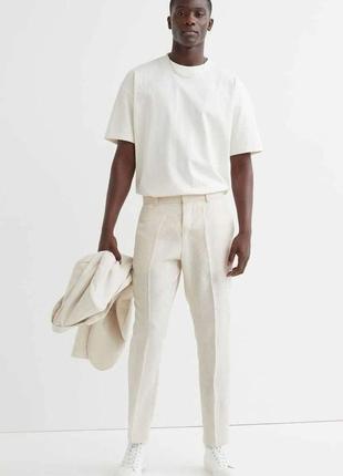 Лляні штани в стилі massimo dutti