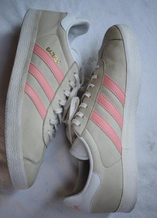 Кожаные кроссовки кросовки кеды мокасины сникеры adidas gazelle р. 44 28 см8 фото