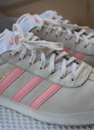 Кожаные кроссовки кросовки кеды мокасины сникеры adidas gazelle р. 44 28 см6 фото