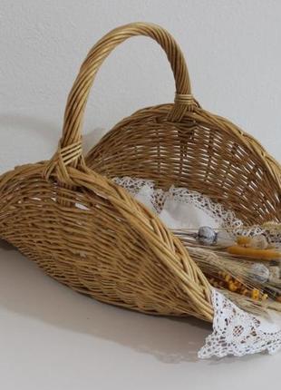 Плетёная корзина (большая)