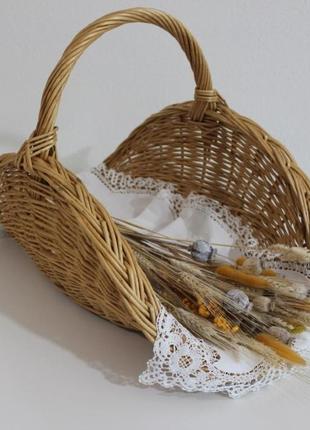 Плетёная корзина (большая)