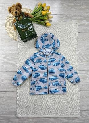 Стильна куртка-вітрівка waterproof f&f (2-3р)▪️
