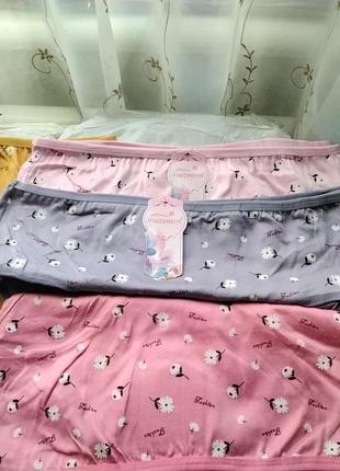 Трусы женские цветы4 фото