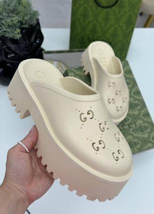 Шлепанцы gucci клоги5 фото