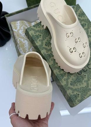 Шлепанцы gucci клоги3 фото