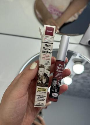 Thebalm meet matt(e) hughes long lasting liquid lipstick стойкая жидкая помада