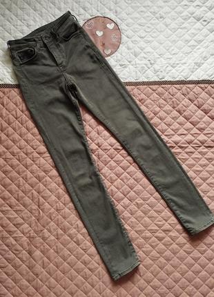 Джинсы h&m 26 скинни skinny женские утяжеляющие