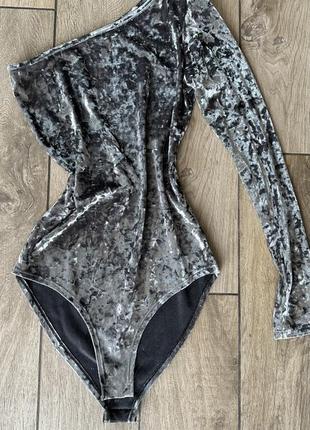 Боди на одно плечо zara