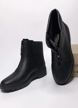 Легкие кожаные ботинки clarks оригинал 39