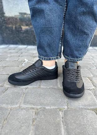 Чоловічі кросівки pharrell williams samba hu core black v / smb