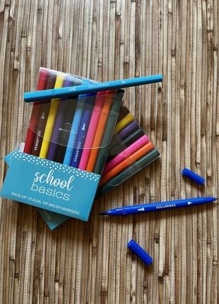 Набір скетч-маркерів 2 в 1 / фломастери (маркери) 2 в 1 ! маркер+ручка!