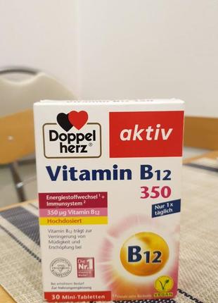 Вітамін в12 дозування 350 мкг. доппельгерц vitamin b12 doppelherz для правильної роботи нервової системи2 фото