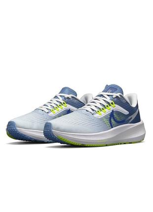🌸женские кроссовки кроссовки nike air zoom white sky / демисезонные / весенние, летние, осенние / текстиль, кожа, замша /