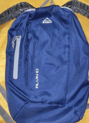 Стильный сток новый рюкзак mckinley alvin 10 унисекс треккинговый 10л темно синий