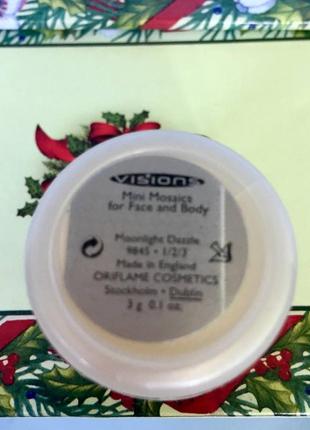 Протирминированные! блестки для лица и тела oriflame/visions mini mosaics for face and...