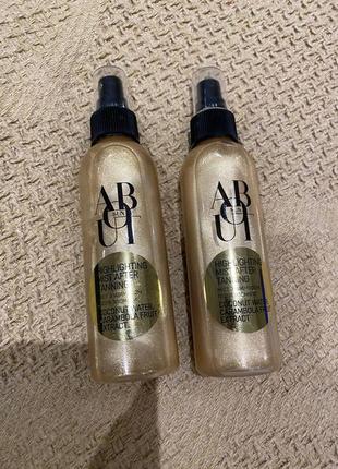Міст з шимером після засмаги about sun highlighting mist after tanning, 150 мл