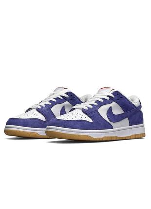 🌸женские кроссовки кроссовки nike sb dunk low pro iso orangencourt purple / демисезонные / весенние, летние, осенние / текстиль, кожа, замша /