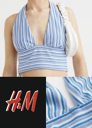Красивый топ в полоску divided by h&m этикетка