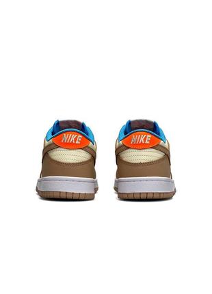 🌸жіночі кросівки кросівки nike sb dunk low dark driftwood / демісезонні / весняні, літні, осінні / текстиль, шкіра, замша /3 фото